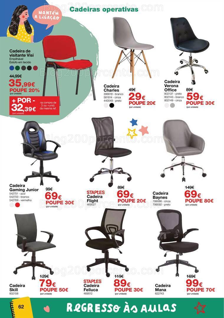 Antevisão Folheto STAPLES Regresso às Aulas Promoções de 16 agosto a 28 setembro