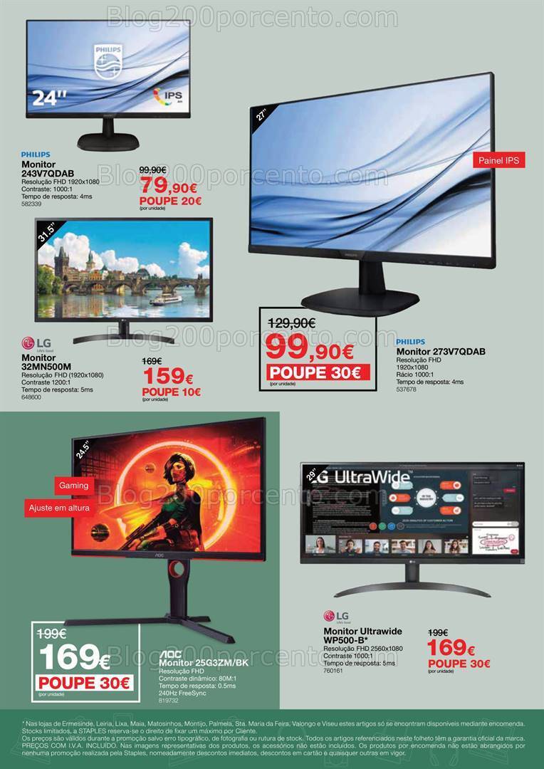 Antevisão Folheto STAPLES Promoções de 11 a 17 março