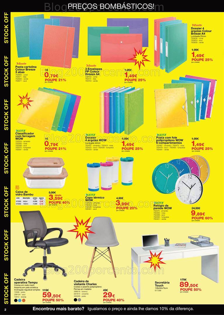 Antevisão Folheto STAPLES Stock Off Regresso às Aulas - 1 a 12 agosto