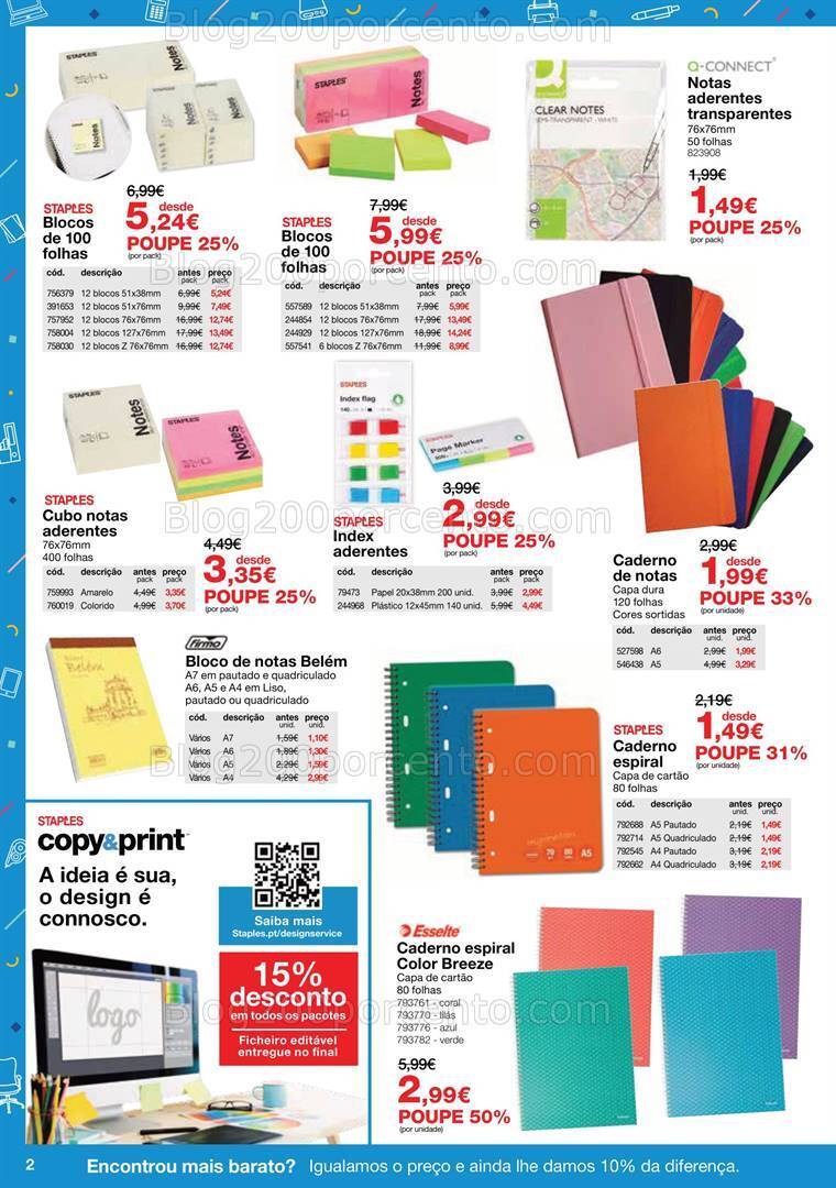 Antevisão Folheto STAPLES Promoções de 26 dezembro a 8 fevereiro