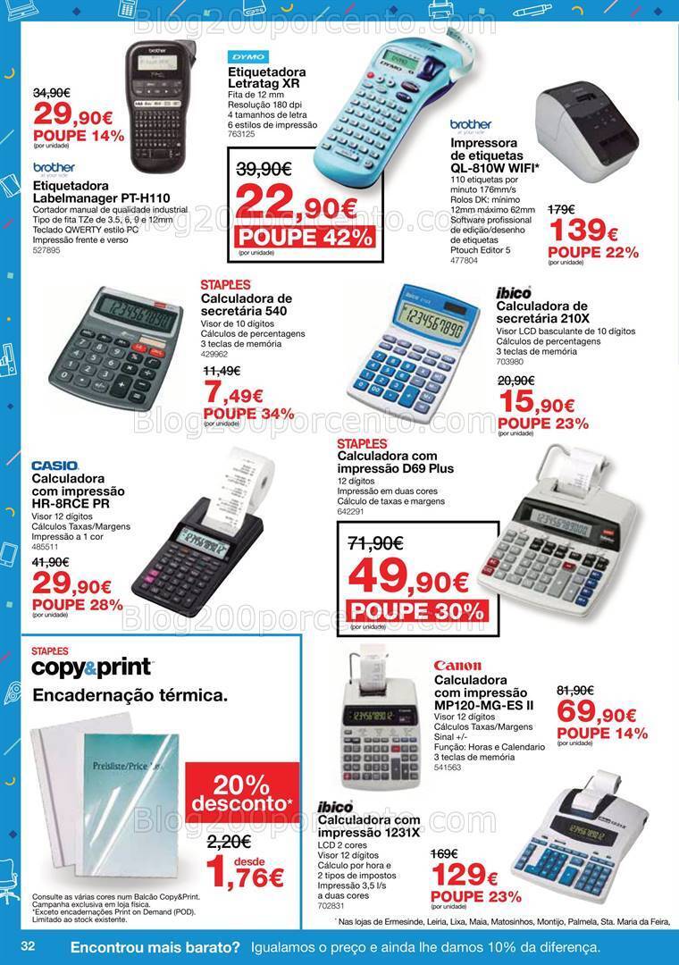 Antevisão Folheto STAPLES Promoções de 26 dezembro a 8 fevereiro