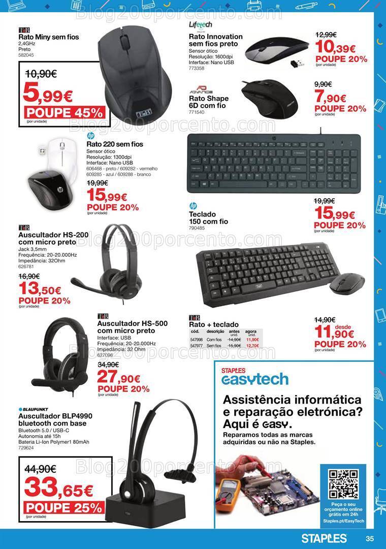 Antevisão Folheto STAPLES Promoções de 26 dezembro a 8 fevereiro