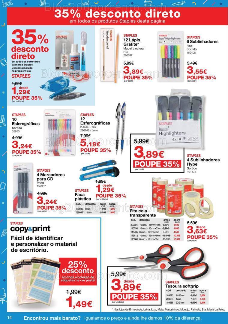 Antevisão Folheto STAPLES Promoções de 26 dezembro a 8 fevereiro
