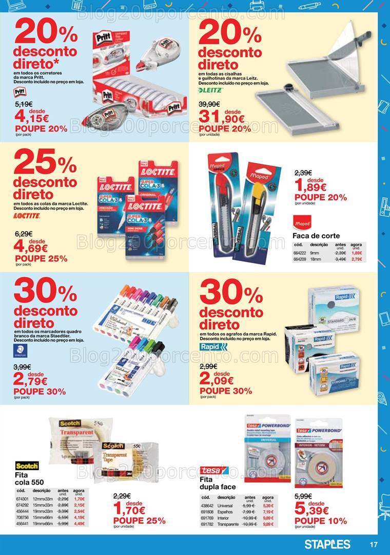 Antevisão Folheto STAPLES Promoções de 26 dezembro a 8 fevereiro