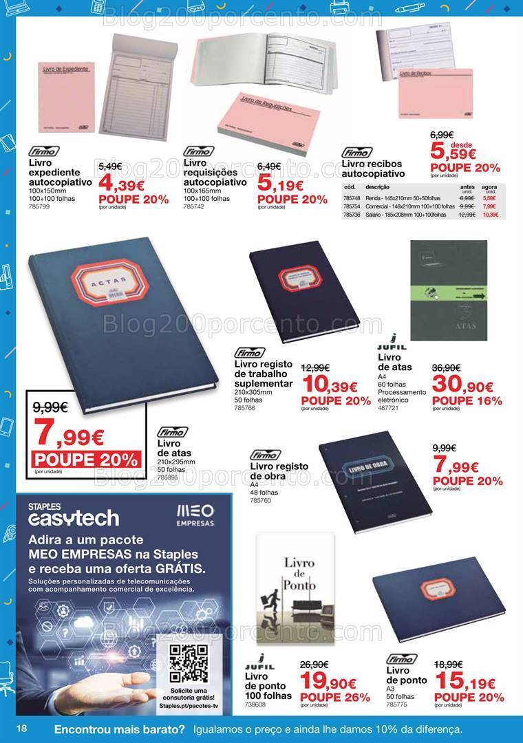 Antevisão Folheto STAPLES Promoções de 26 dezembro a 8 fevereiro