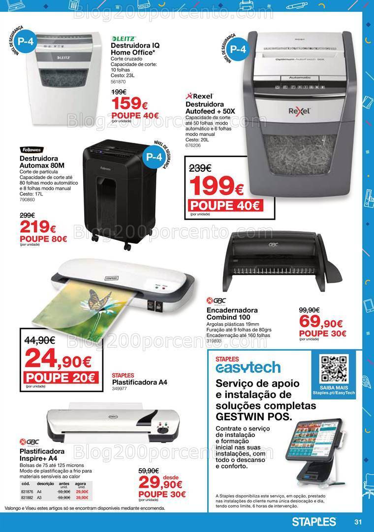 Antevisão Folheto STAPLES Promoções de 26 dezembro a 8 fevereiro