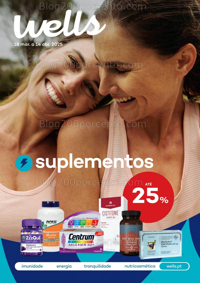 Antevisão Folheto WELLS Suplementos Promoções de 18 março a 14 abril