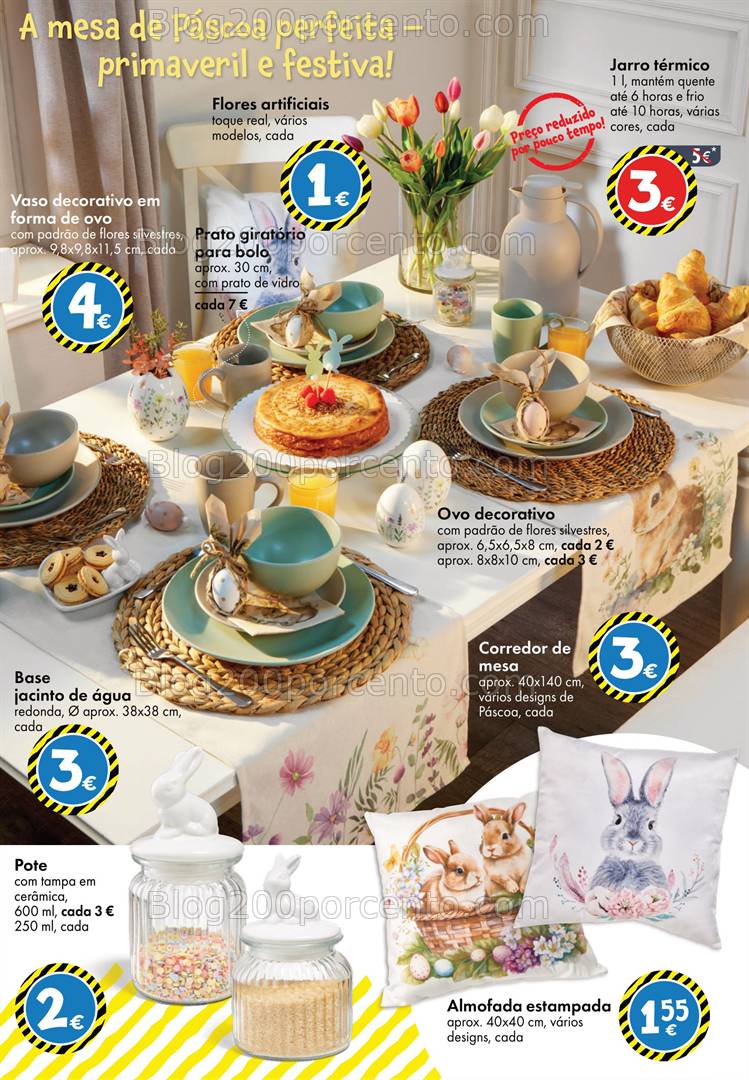 Antevisão Folheto TEDI Bazar + Páscoa e Jardim Promoções a partir de 29 março