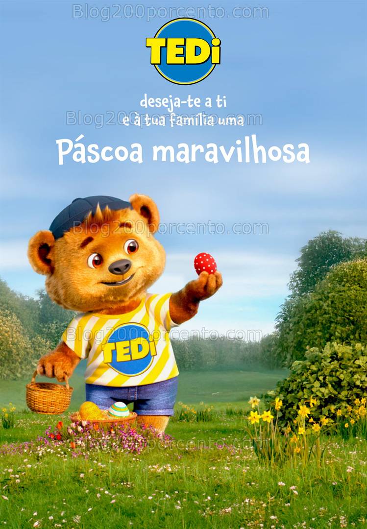 Antevisão Folheto TEDI Bazar + Páscoa e Jardim Promoções a partir de 29 março