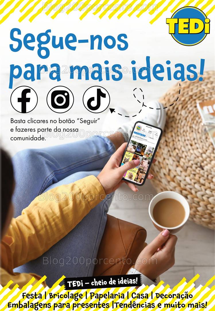 Antevisão Folheto TEDI Bazar + Páscoa e Jardim Promoções a partir de 29 março