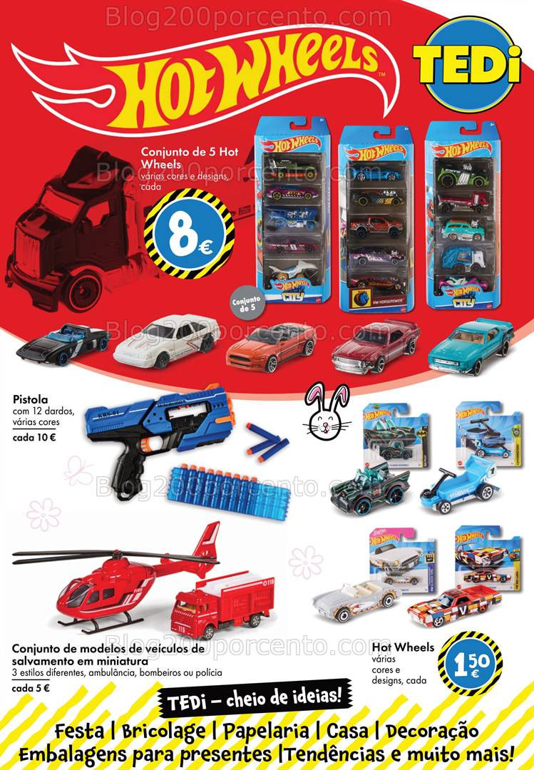 Antevisão Folheto TEDI Brinquedos Páscoa Promoções a partir de 29 março