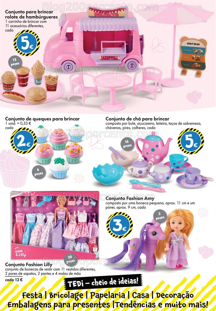 Antevisão Folheto TEDI Brinquedos Páscoa Promoções a partir de 29 março