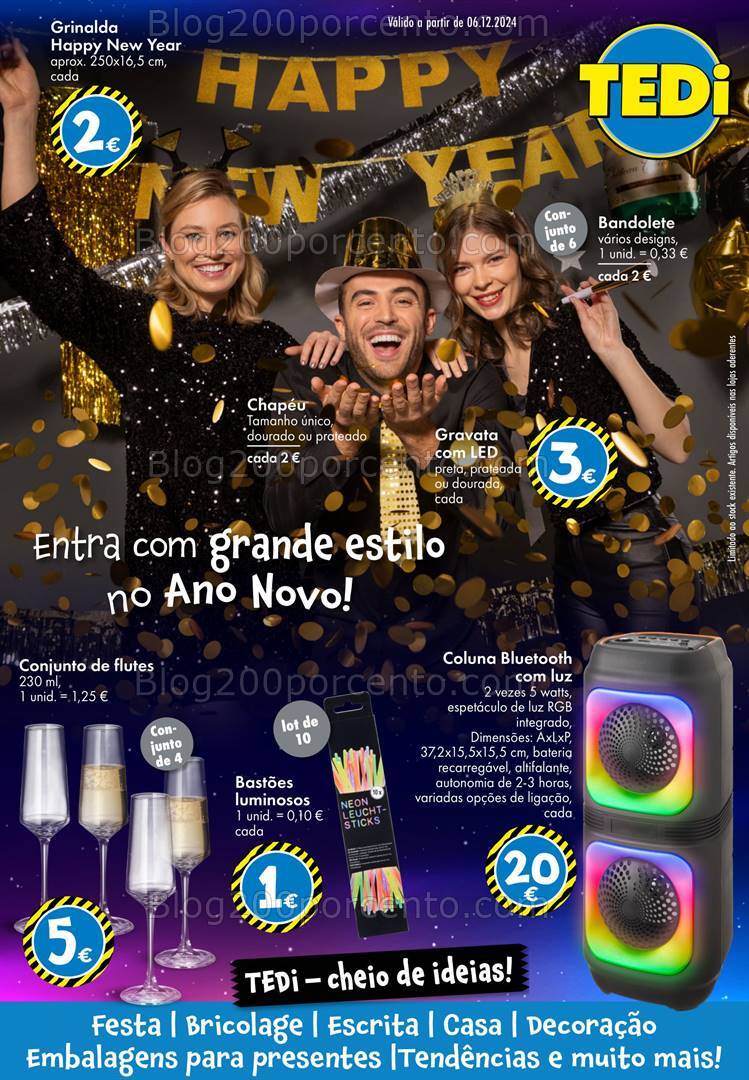 Antevisão Folheto TEDI Promoções a partir de 6 dezembro