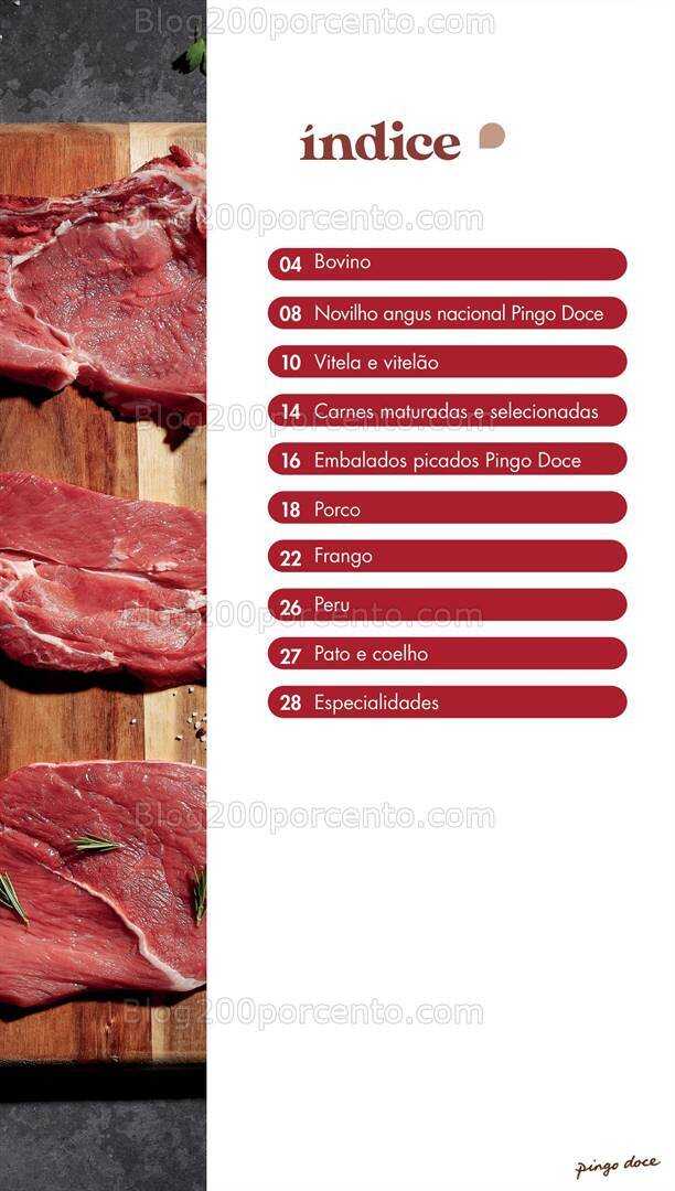 Antevisão Folheto PINGO DOCE Talho Promoções até 27 maio