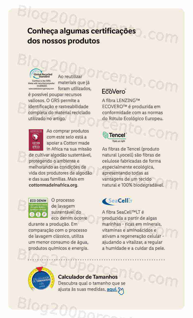 Antevisão Folheto LIDL Moda Primavera - Verão Promoções a partir de 13 março