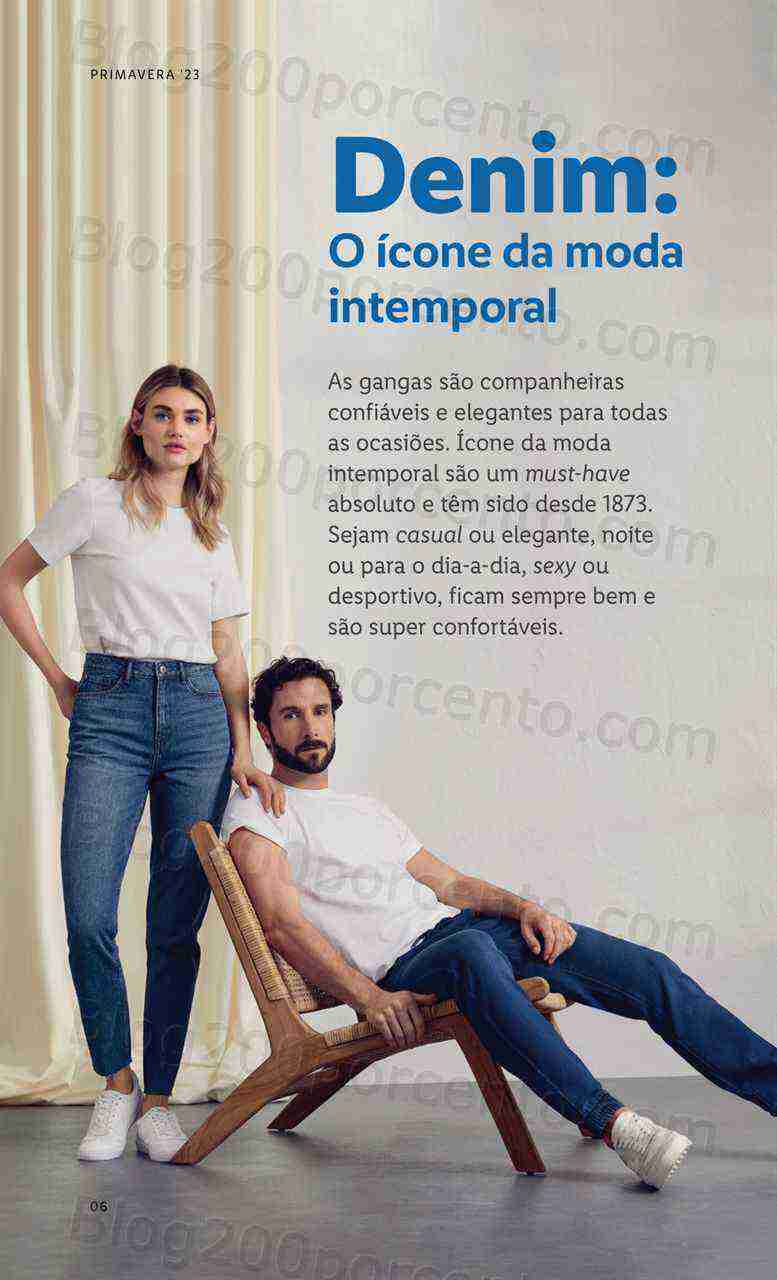 Antevisão Folheto LIDL Moda Primavera - Verão Promoções a partir de 13 março