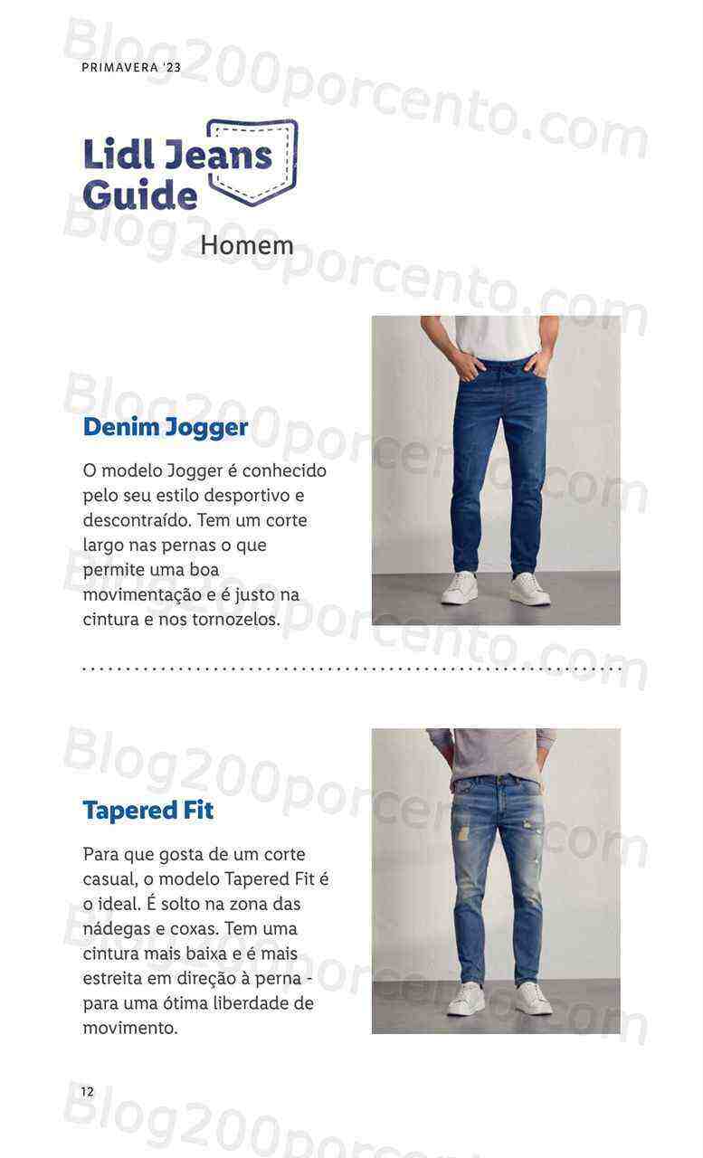 Antevisão Folheto LIDL Moda Primavera - Verão Promoções a partir de 13 março
