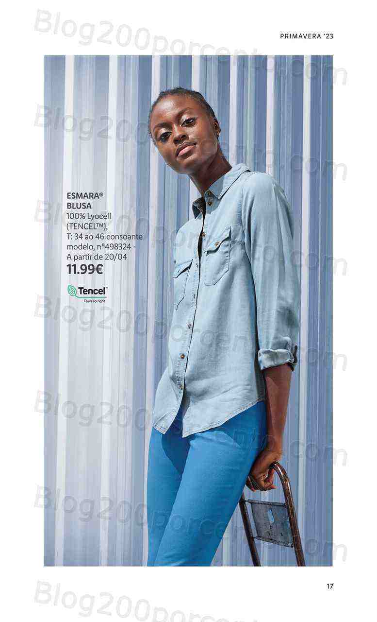 Antevisão Folheto LIDL Moda Primavera - Verão Promoções a partir de 13 março