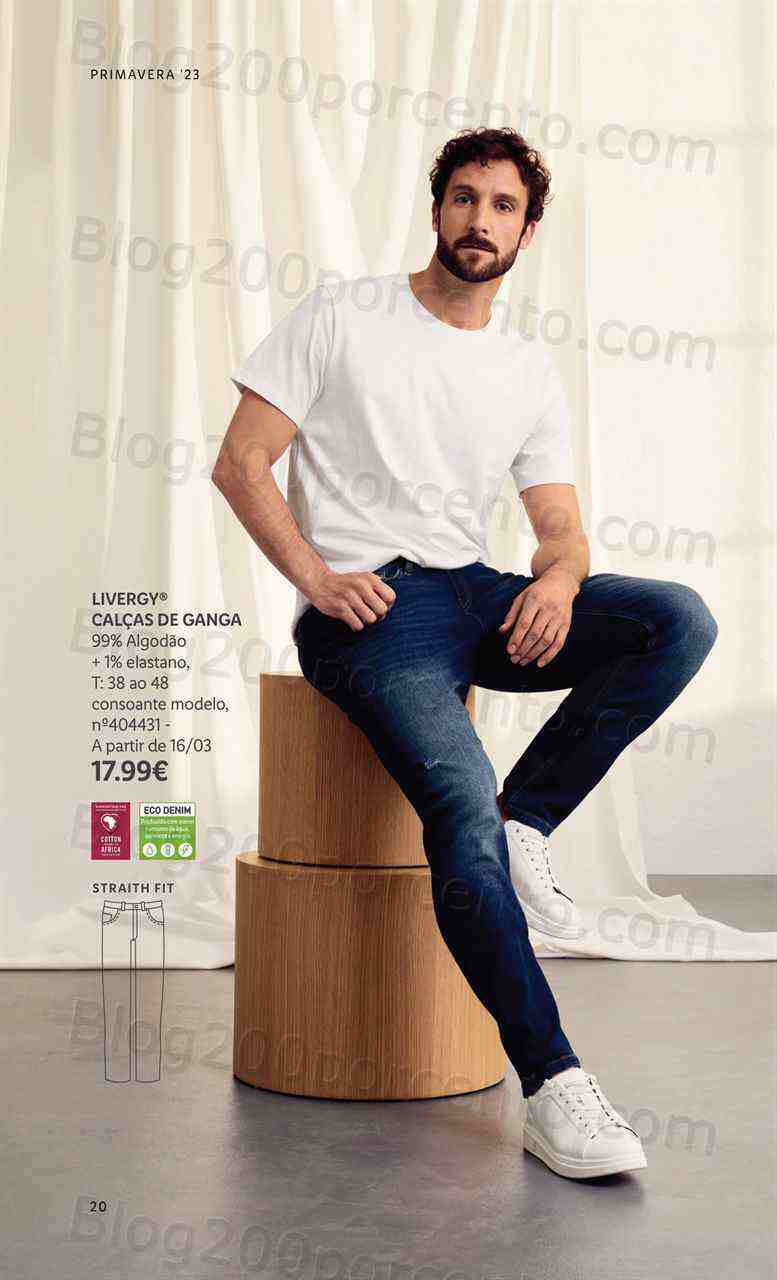 Antevisão Folheto LIDL Moda Primavera - Verão Promoções a partir de 13 março