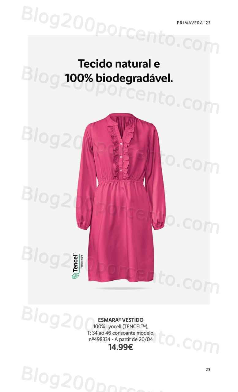 Antevisão Folheto LIDL Moda Primavera - Verão Promoções a partir de 13 março