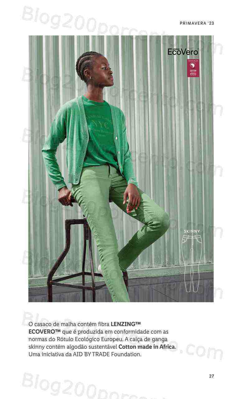 Antevisão Folheto LIDL Moda Primavera - Verão Promoções a partir de 13 março