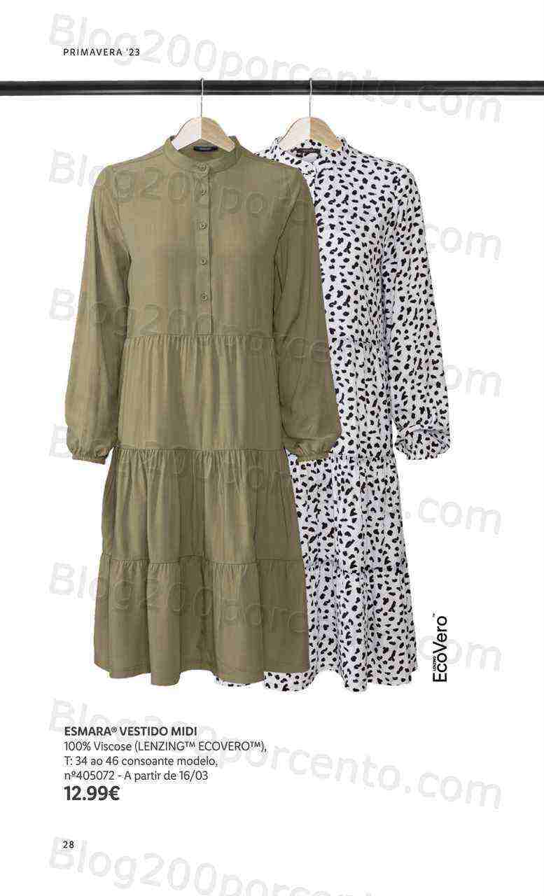 Antevisão Folheto LIDL Moda Primavera - Verão Promoções a partir de 13 março