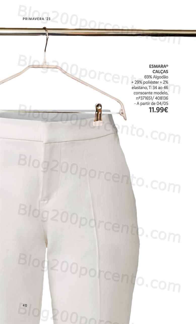 Antevisão Folheto LIDL Moda Primavera - Verão Promoções a partir de 13 março