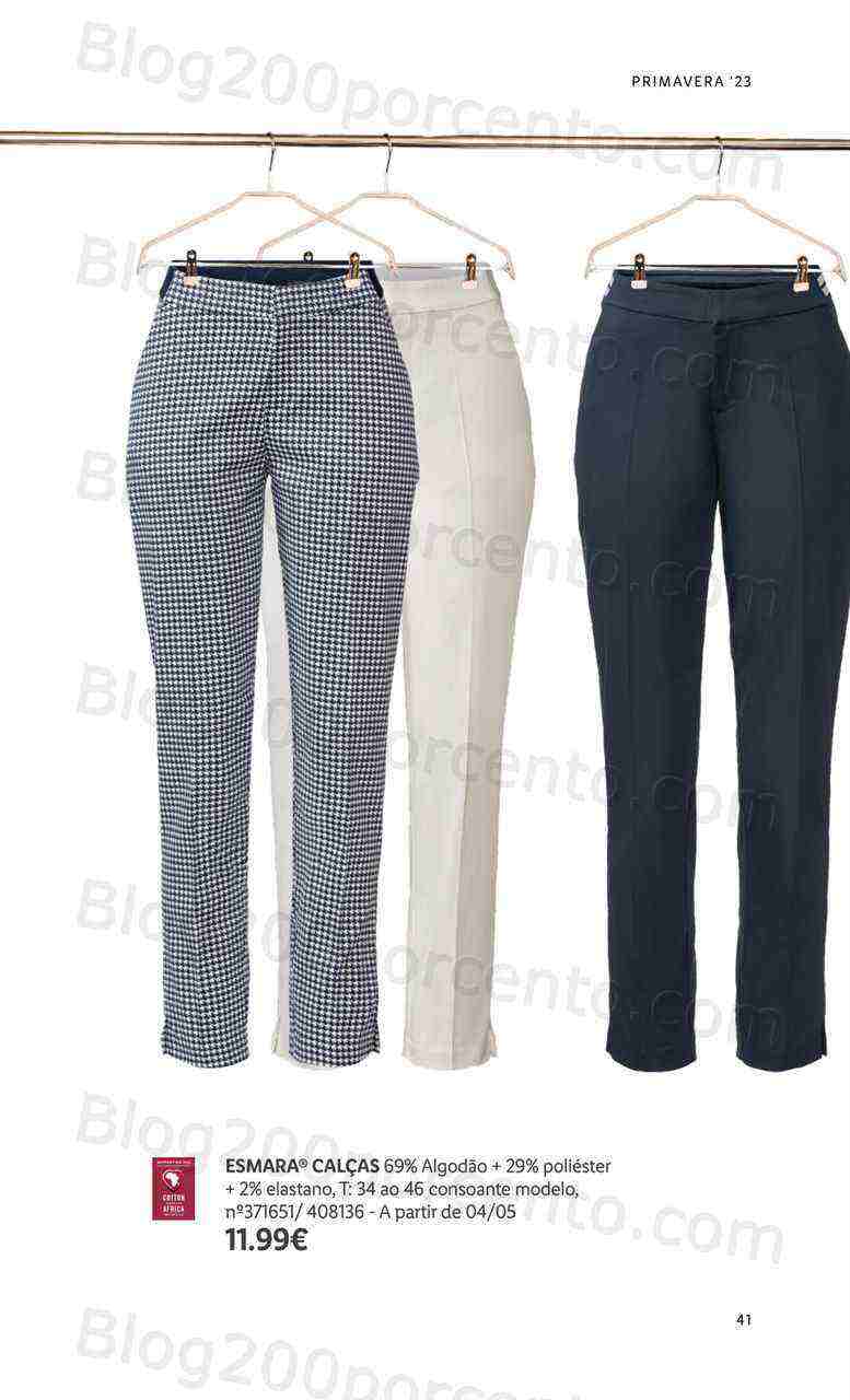 Antevisão Folheto LIDL Moda Primavera - Verão Promoções a partir de 13 março