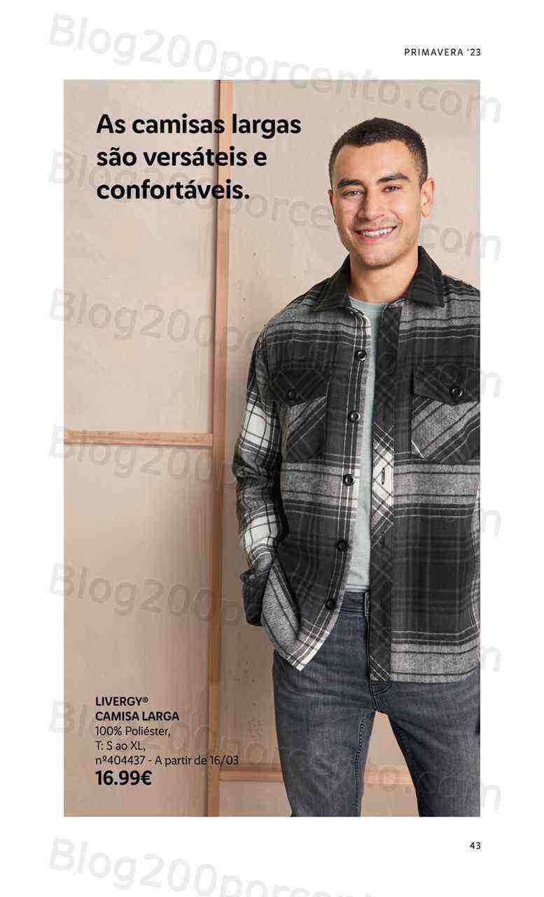 Antevisão Folheto LIDL Moda Primavera - Verão Promoções a partir de 13 março