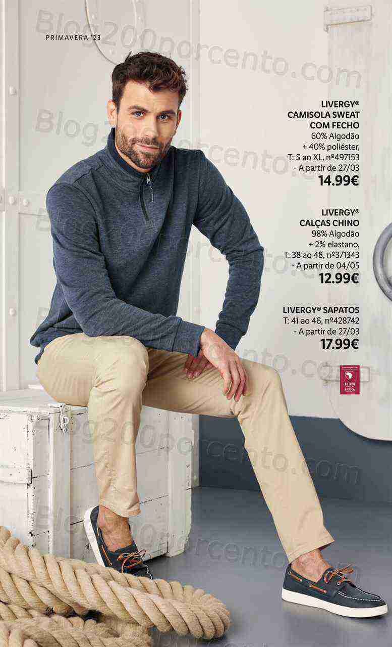 Antevisão Folheto LIDL Moda Primavera - Verão Promoções a partir de 13 março