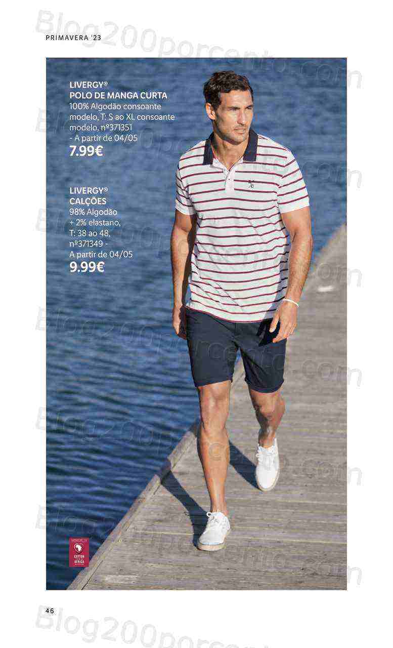 Antevisão Folheto LIDL Moda Primavera - Verão Promoções a partir de 13 março