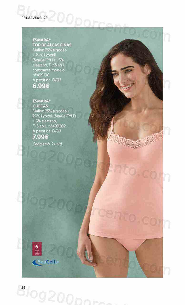 Antevisão Folheto LIDL Moda Primavera - Verão Promoções a partir de 13 março
