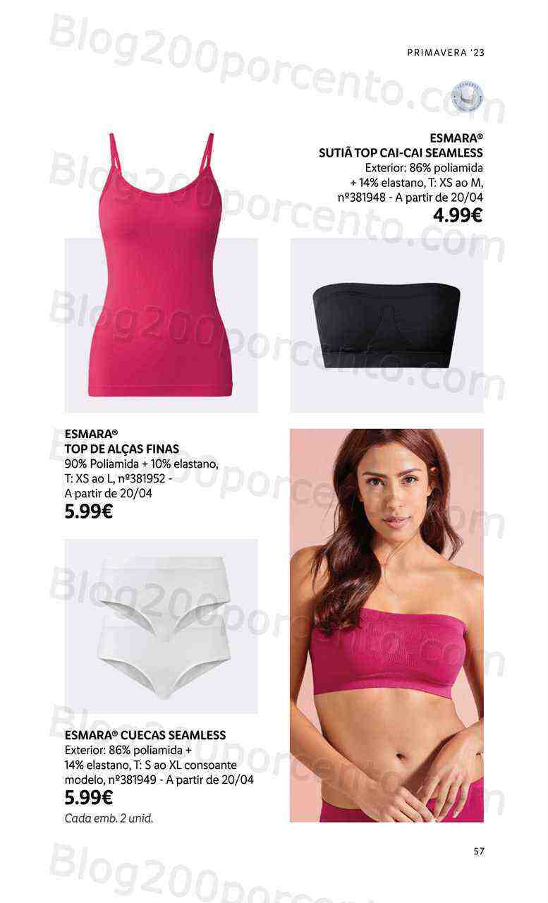 Antevisão Folheto LIDL Moda Primavera - Verão Promoções a partir de 13 março