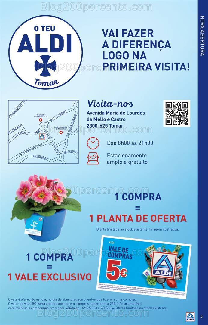 Antevisão Folheto ALDI Aberturas - Tomar Promoções de 14 a 19 dezembro