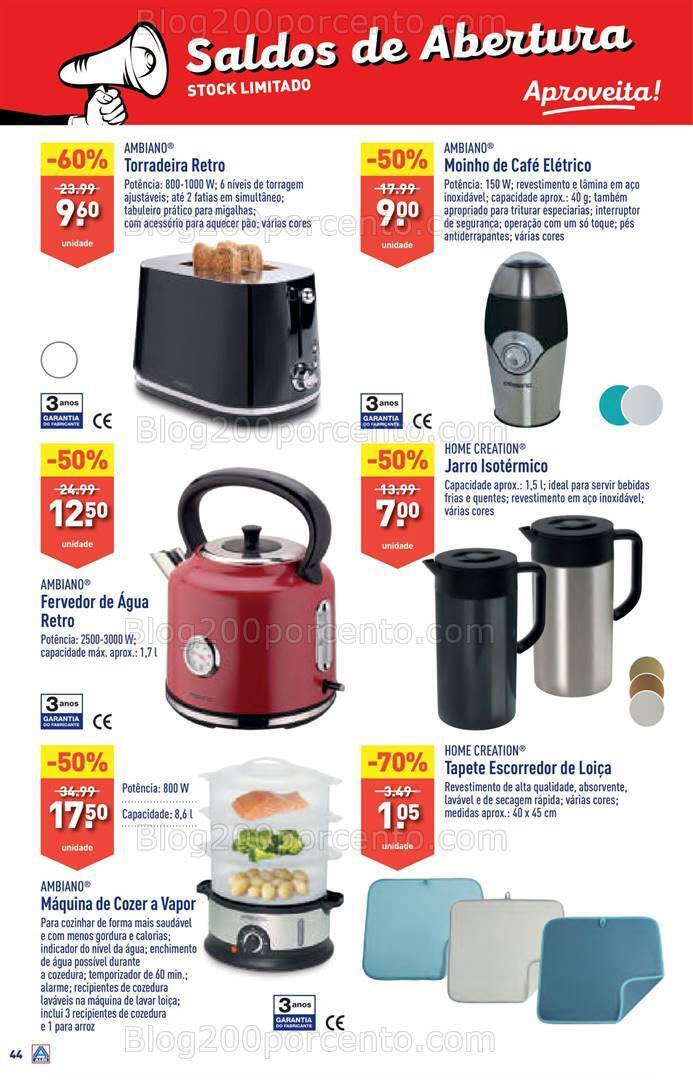 Antevisão Folheto ALDI Aberturas - Tomar Promoções de 14 a 19 dezembro