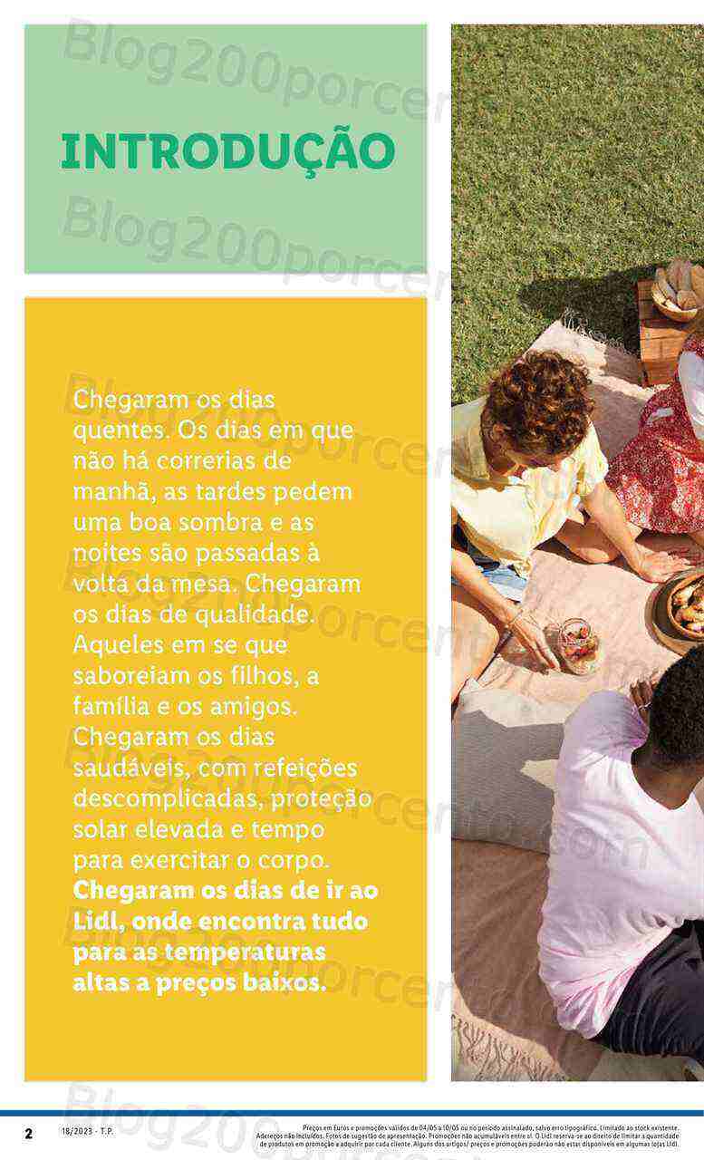 Antevisão Folheto LIDL Especial Verão Promoções a partir de 4 maio