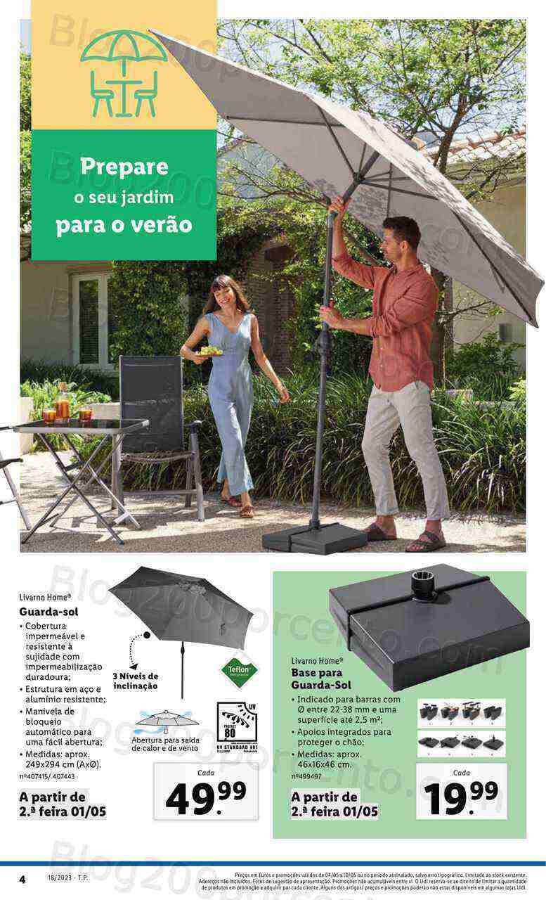 Antevisão Folheto LIDL Bazar Verão Promoções a partir de 1 maio