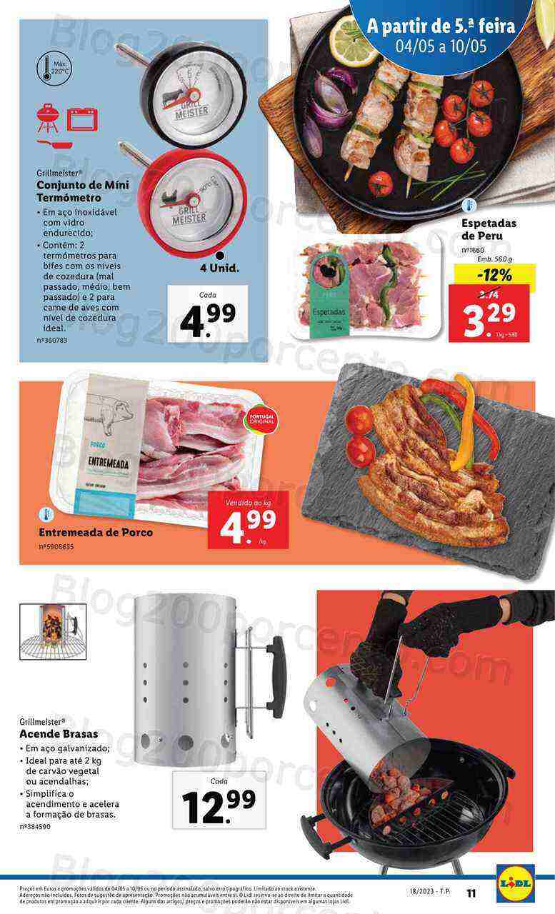 Antevisão Folheto LIDL Verão Promoções de 4 a 10 maio