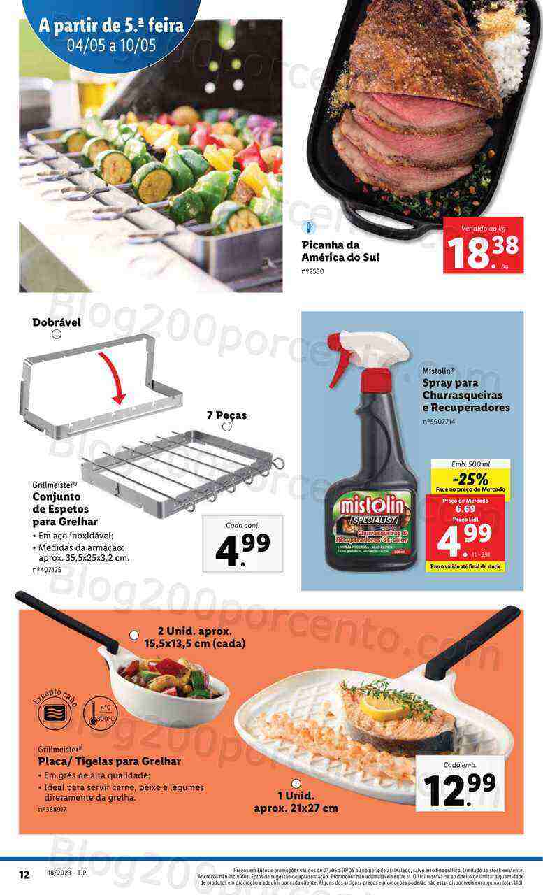 Antevisão Folheto LIDL Verão Promoções de 4 a 10 maio