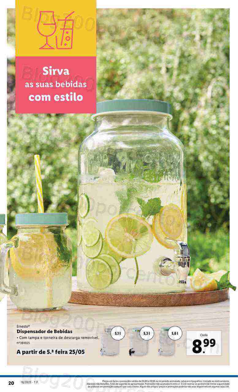 Antevisão Folheto LIDL Verão Promoções de 22 a 28 maio