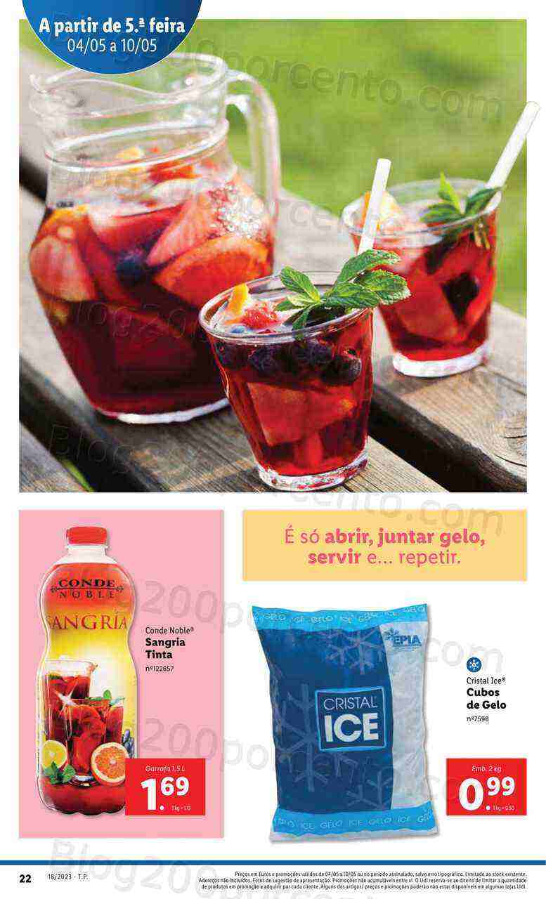 Antevisão Folheto LIDL Verão Promoções de 4 a 10 maio