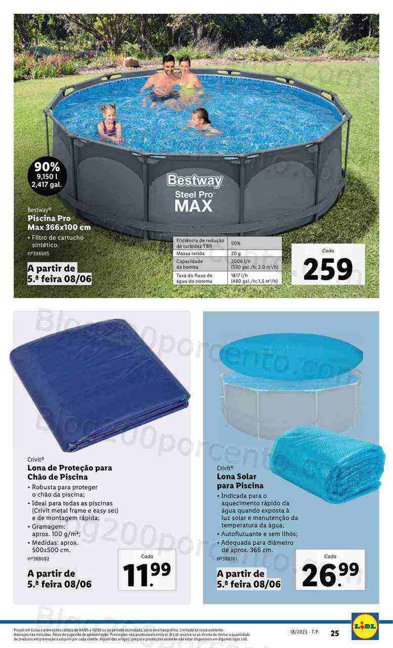 Antevisão Folheto LIDL Verão Promoções a partir de 8 junho