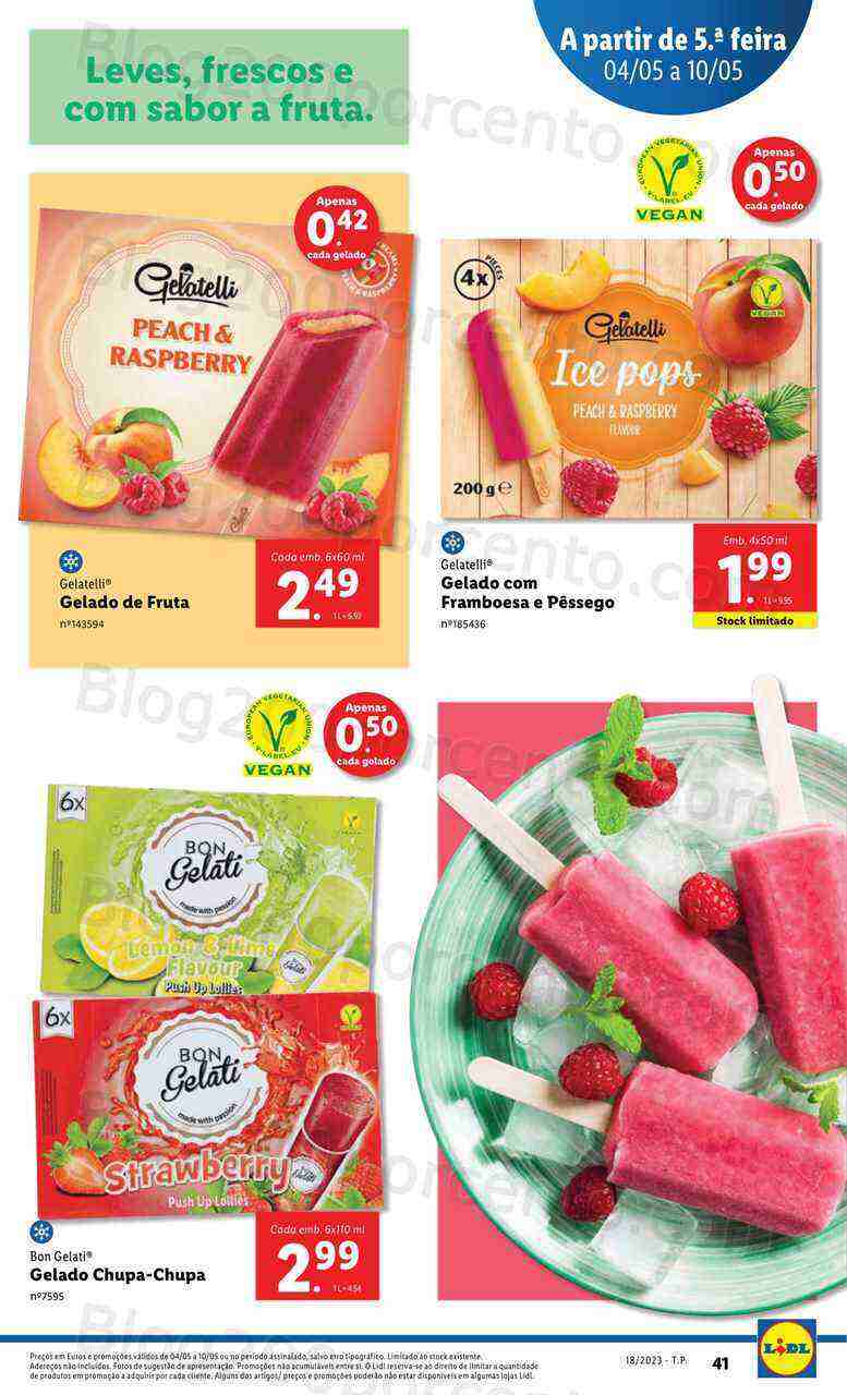 Antevisão Folheto LIDL Verão Promoções de 4 a 10 maio