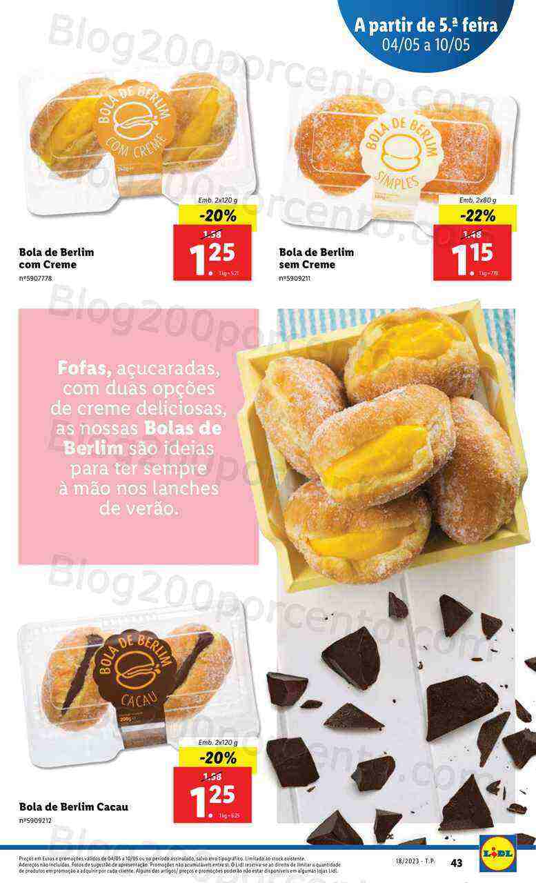 Antevisão Folheto LIDL Verão Promoções de 4 a 10 maio