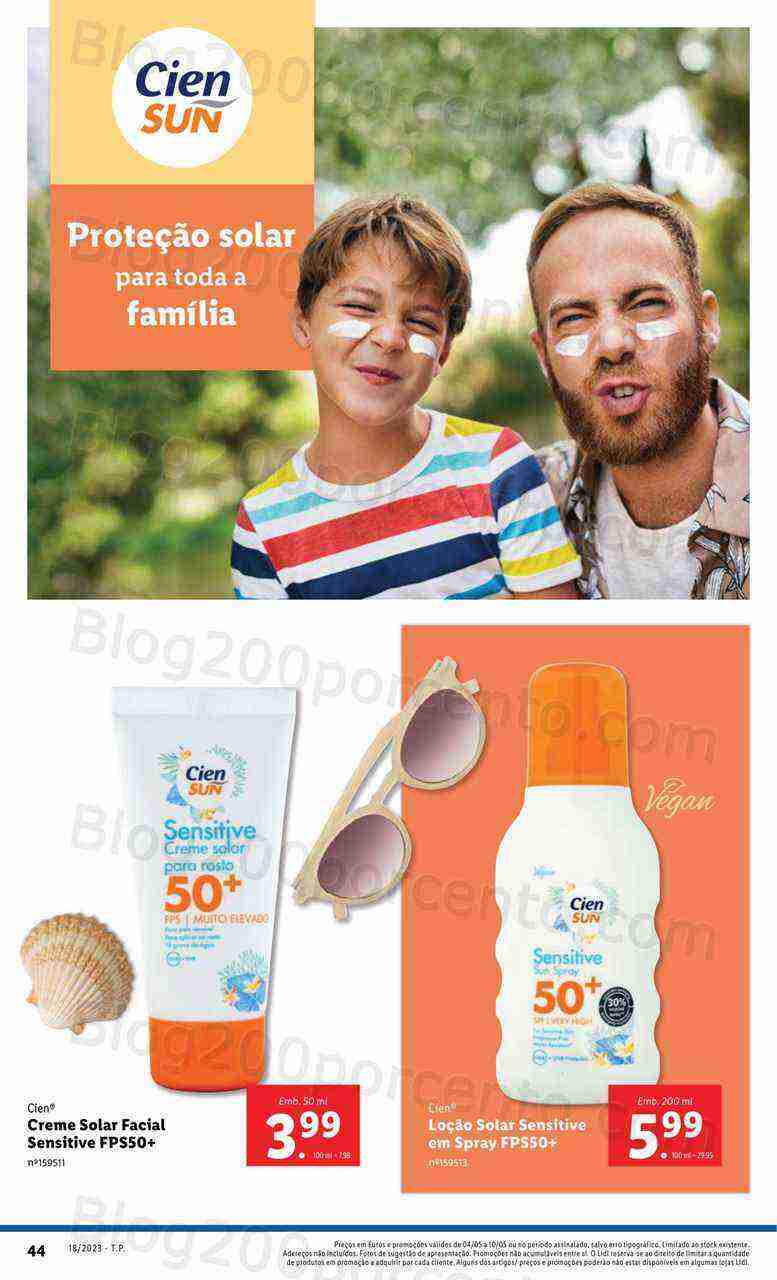 Antevisão Folheto LIDL Verão Promoções de 4 a 10 maio