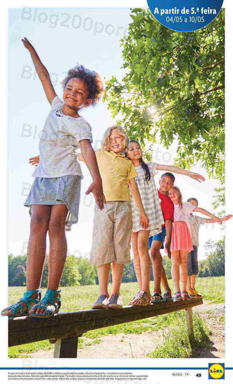 Antevisão Folheto LIDL Verão Promoções de 4 a 10 maio