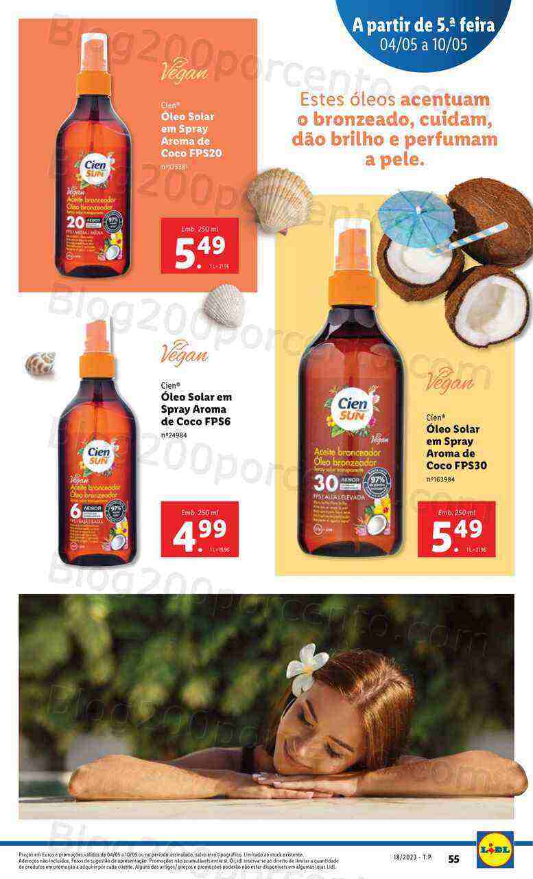 Antevisão Folheto LIDL Verão Promoções de 4 a 10 maio