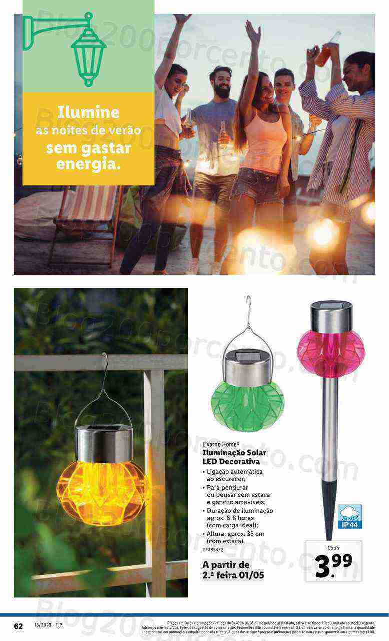 Antevisão Folheto LIDL Bazar Verão Promoções a partir de 1 maio