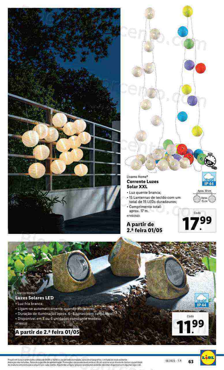 Antevisão Folheto LIDL Bazar Verão Promoções a partir de 1 maio