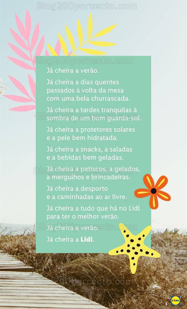 Antevisão Folheto LIDL Verão Promoções a partir de 29 abril